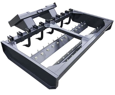 single ripper attachment for skid steer|skid steer box scraper ripper.